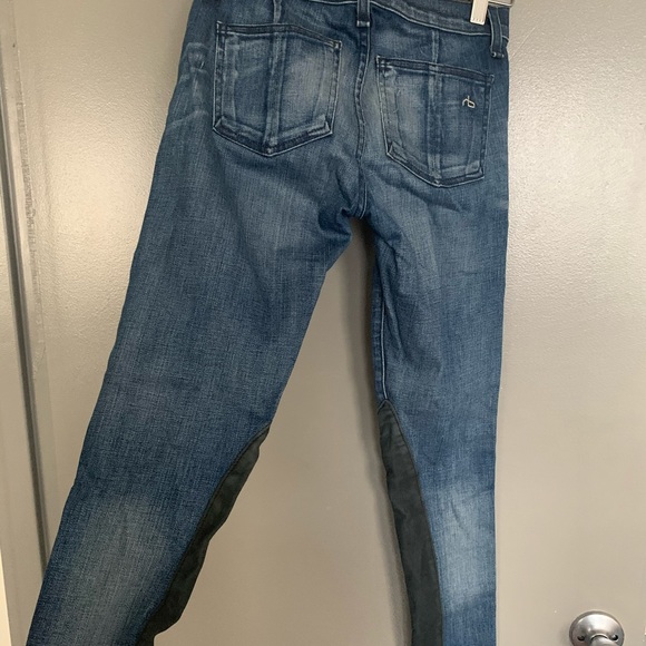 Rag & Bone Skinny Jeans w/ lambskin - Picture 4 of 6